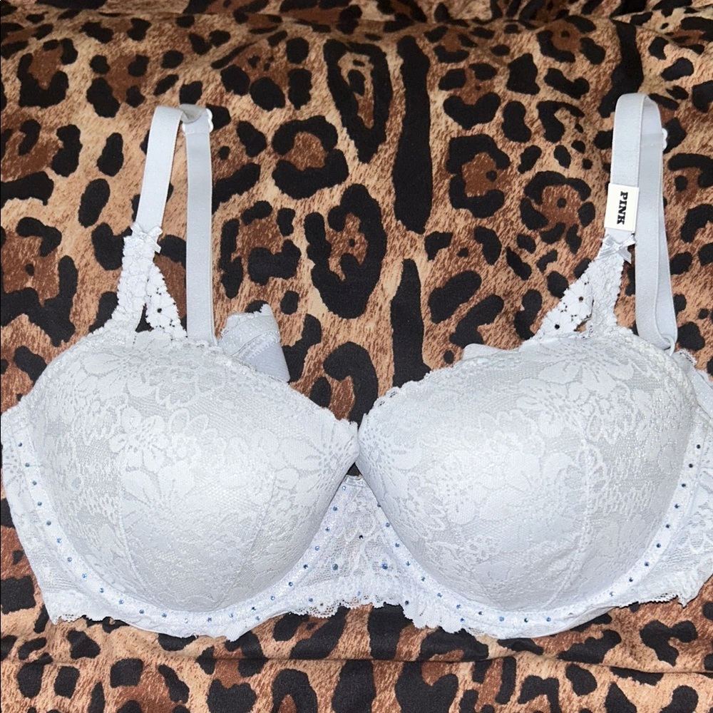 Victoria's Secret White Lace Bra